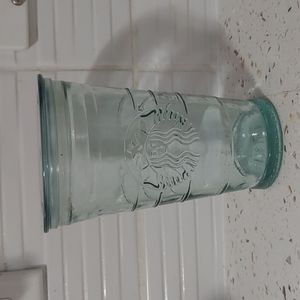 Starbucks 16oz glass tumbler